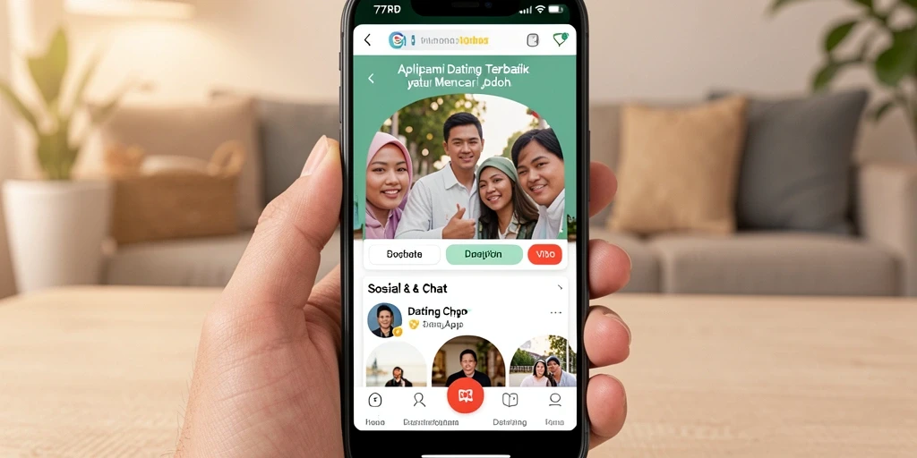 Tampilan antarmuka aplikasi 77RP yang user-friendly dan menarik.
