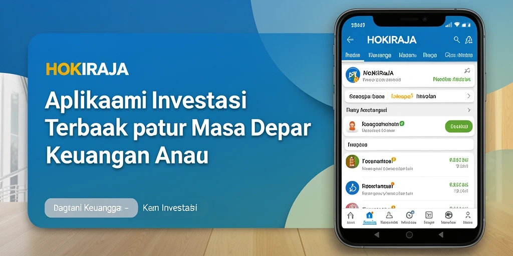Tampilan antarmuka HOKIRAJA yang menarik dan fungsional untuk investasi.