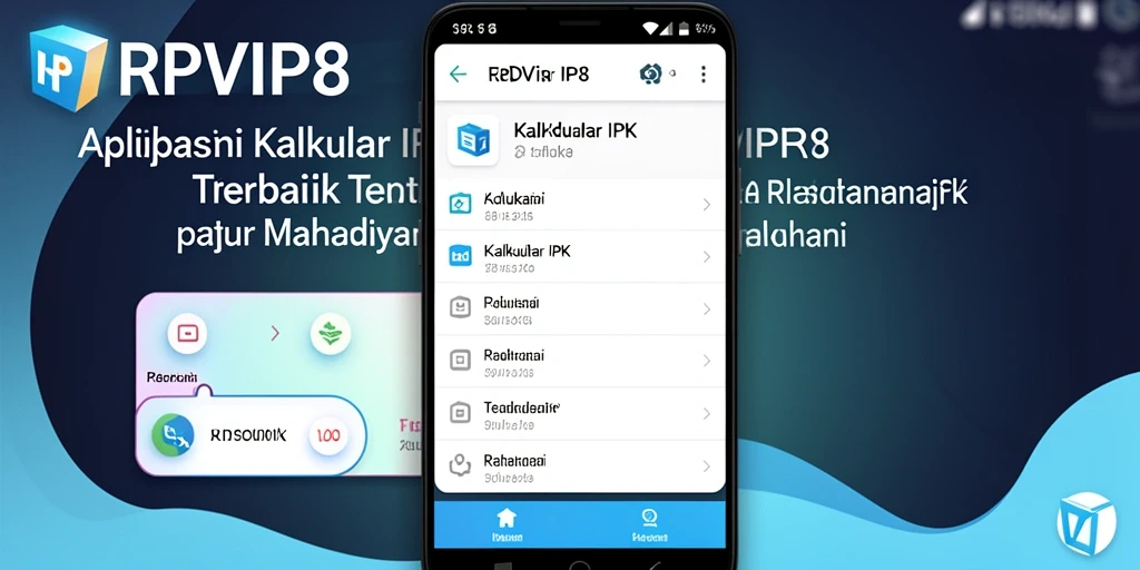 Tampilan utama RPVIP8 dengan antarmuka Kalkulator IPK yang intuitif.